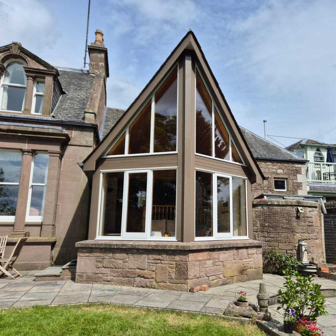 "Timber window installation by Blair Joinery Ltd" "Custom timber door systems fitted by Blair Joinery" "High-quality joinery work in Glasgow"